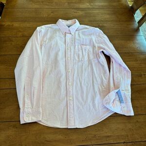 Abercrombie & Fitch Stretch Button Down Shirt Size Small in Pink
